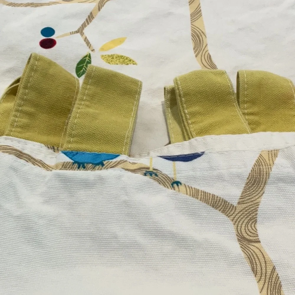 Birds and Branches 4 curtain valance panels 56” wide by 26” long. Tab top.